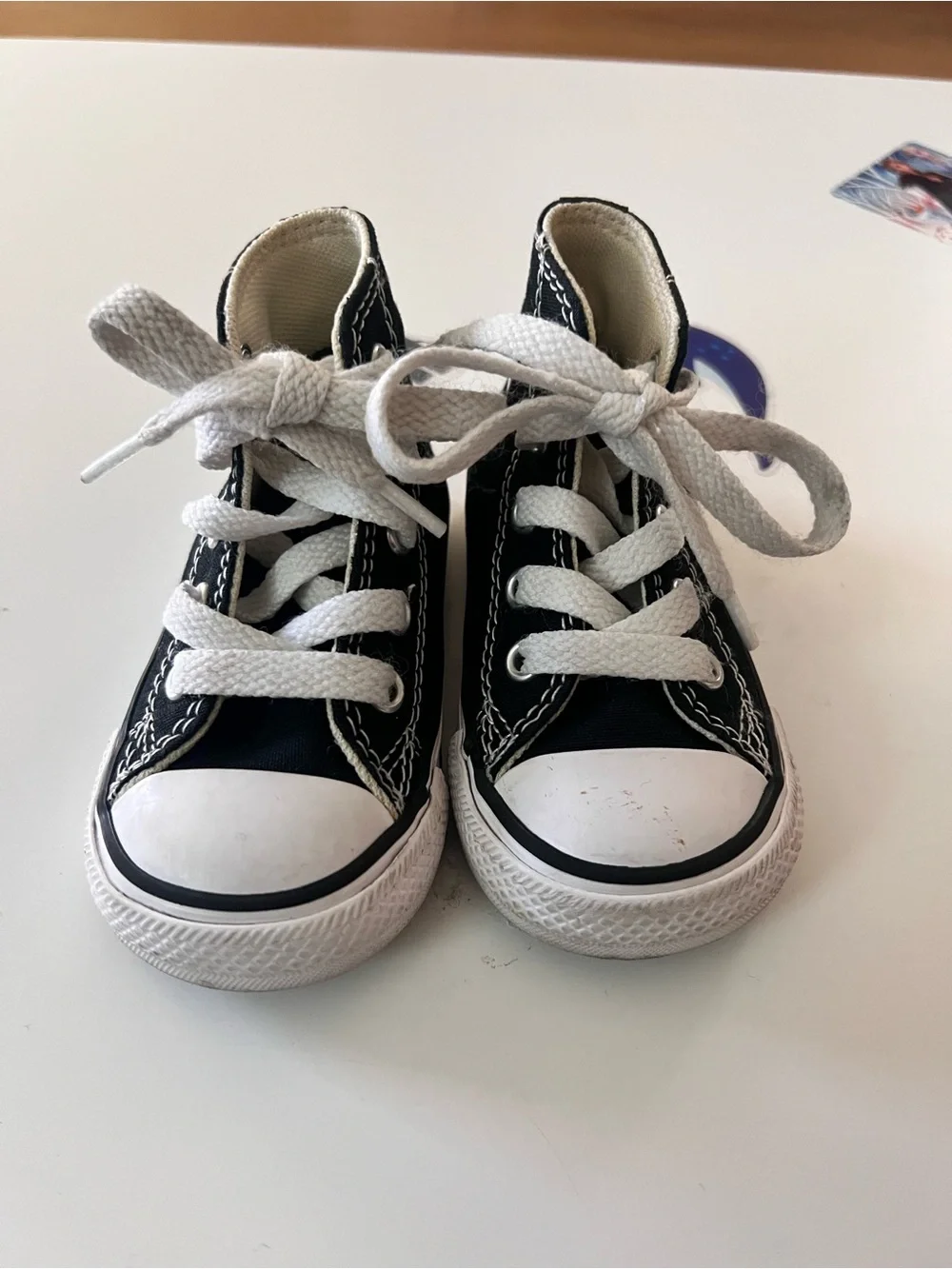 Converse Kids High-Top Sneakers in Black and White